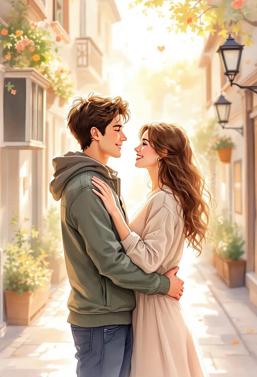 Livre personnalisé couple illustré à partir de vos photos