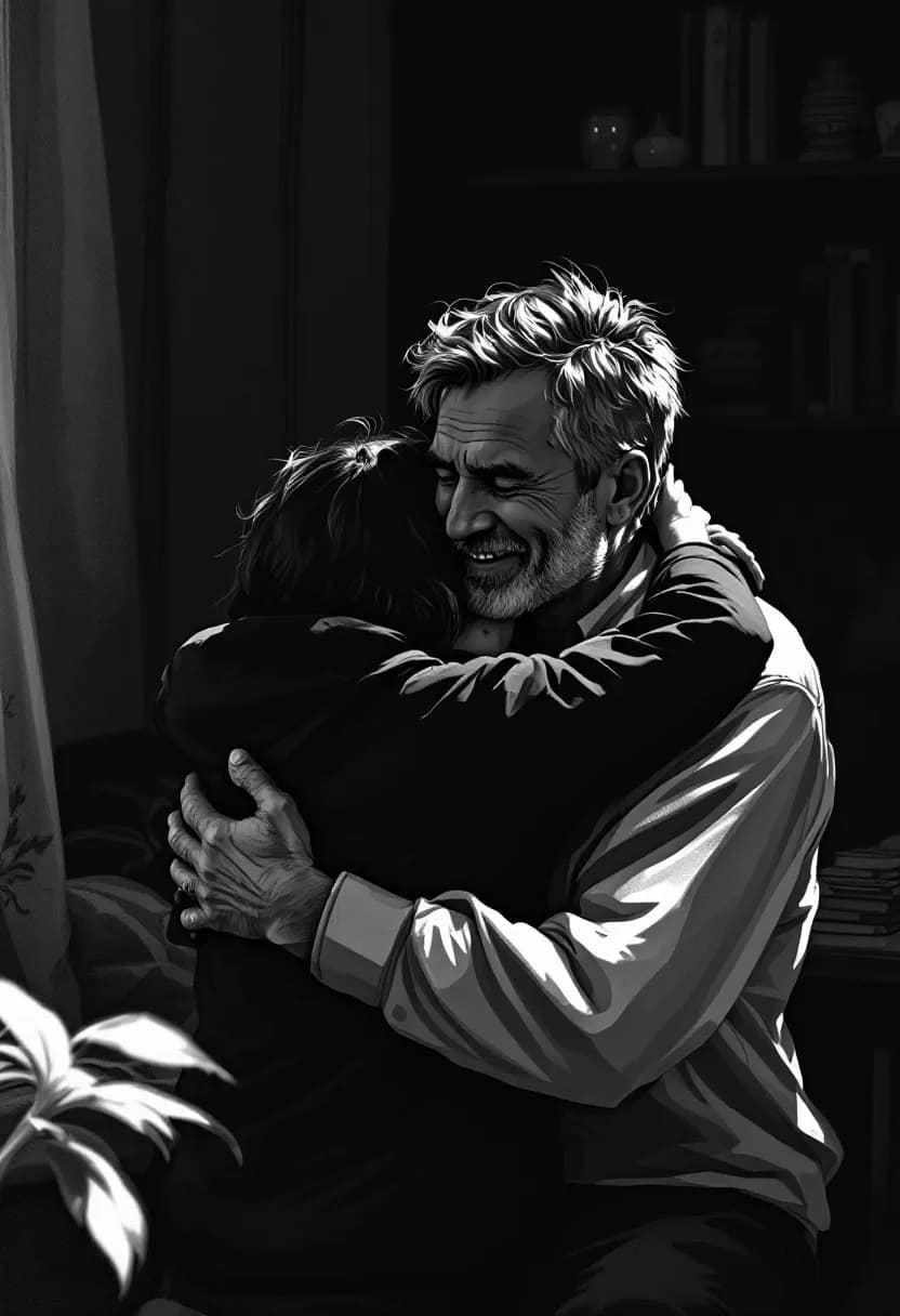 Livre film noir fête des mères : illustration personnalisée en style film noir